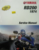 Genuine Yamaha RD200 Service Manual