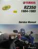 Genuine Yamaha Service Manual  Yamaha RZ350