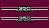RD350A 1974 US Model Complete Decal Set
