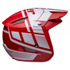 Helmet HT1 Struktur, RED/White XL