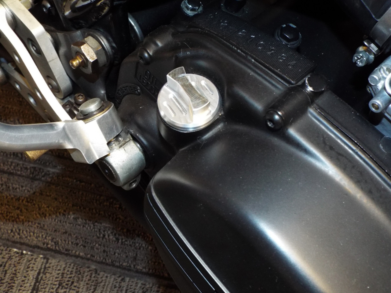 Billet Aluminum Dip Stick. Yamaha RD250, RD350, RD400, 360-15363- 01-00, HVC200115