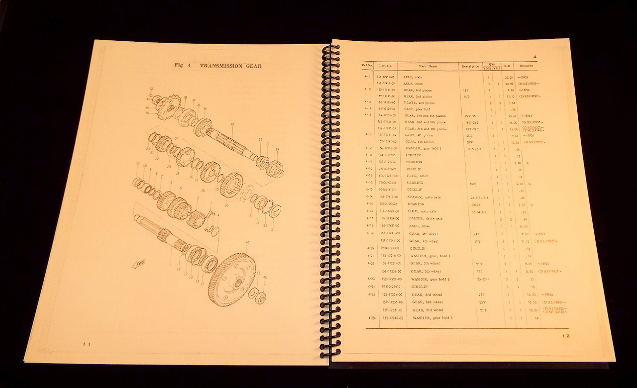 Yamaha YDS3 / YM1 Parts Manual HVC200131-YDS3 - HVCcycle
