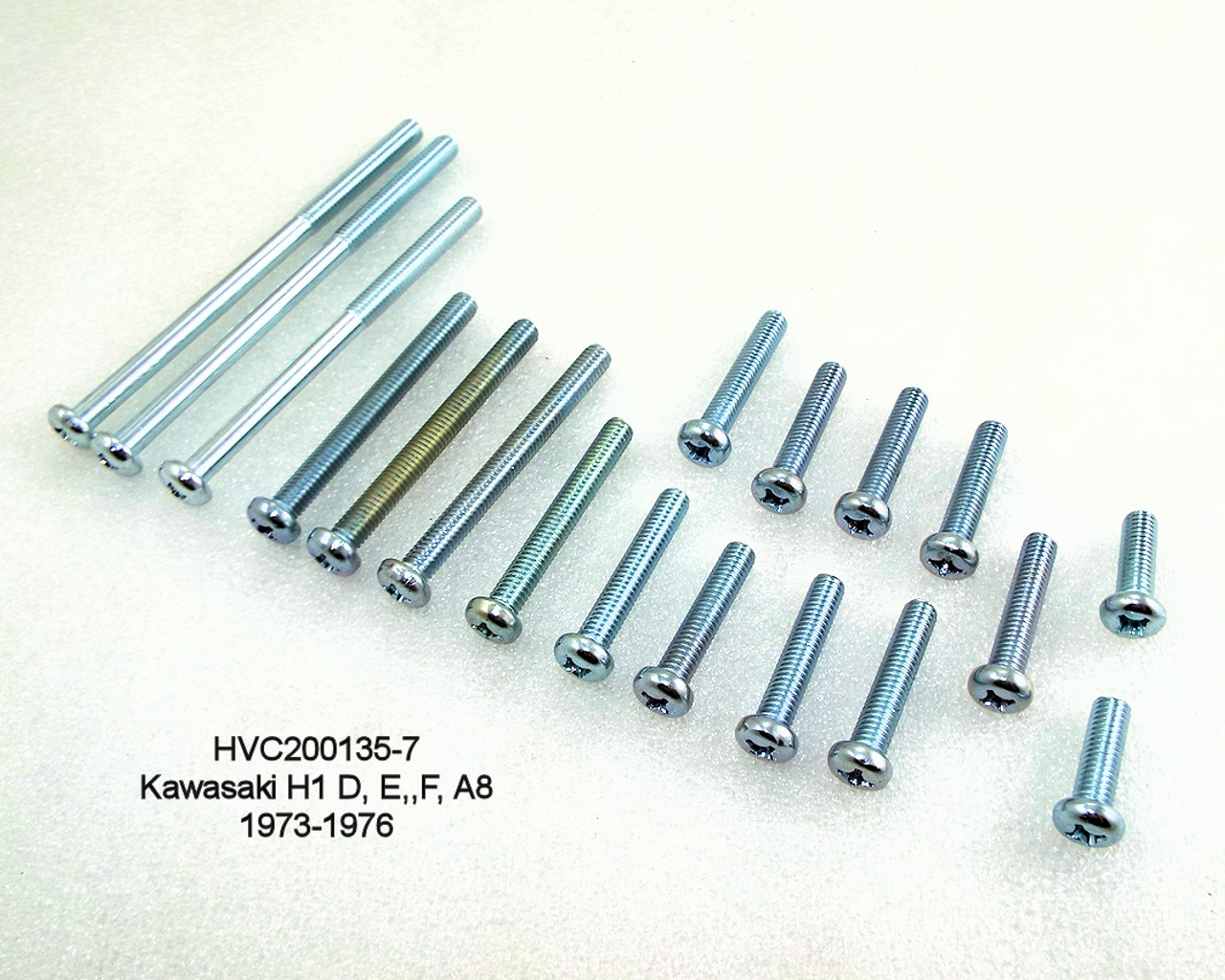 カロニ　1998年22年 SCREW D25th SNANANOYA Kawasaki, H1, D,E,F,A8, Phillips Screw Engine Side Cover Kit