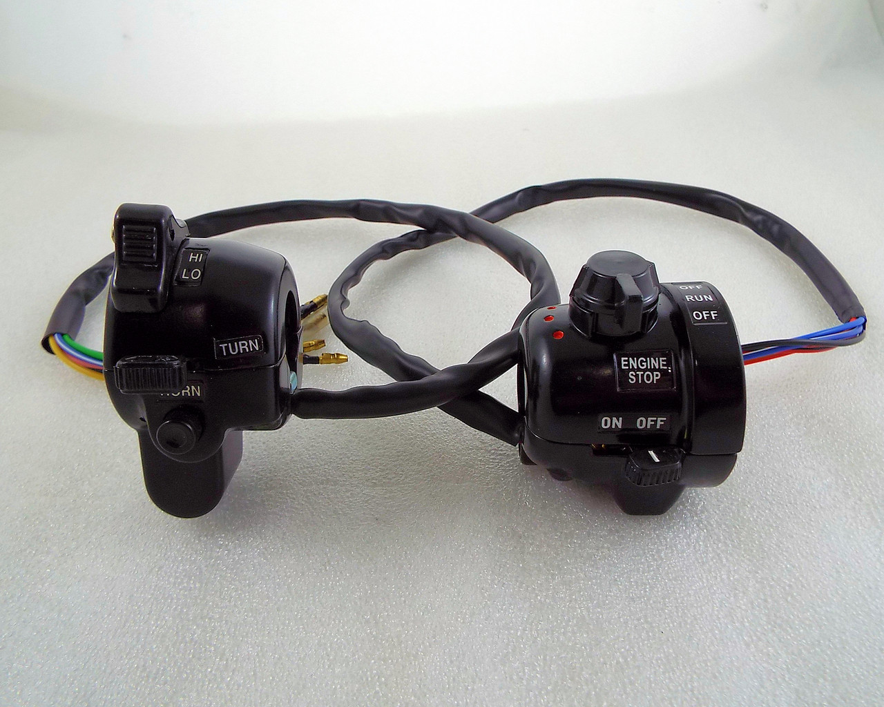 Control Switches, Yamaha RD250, RD350, 360-83975-03-00, 360-83973-02-00