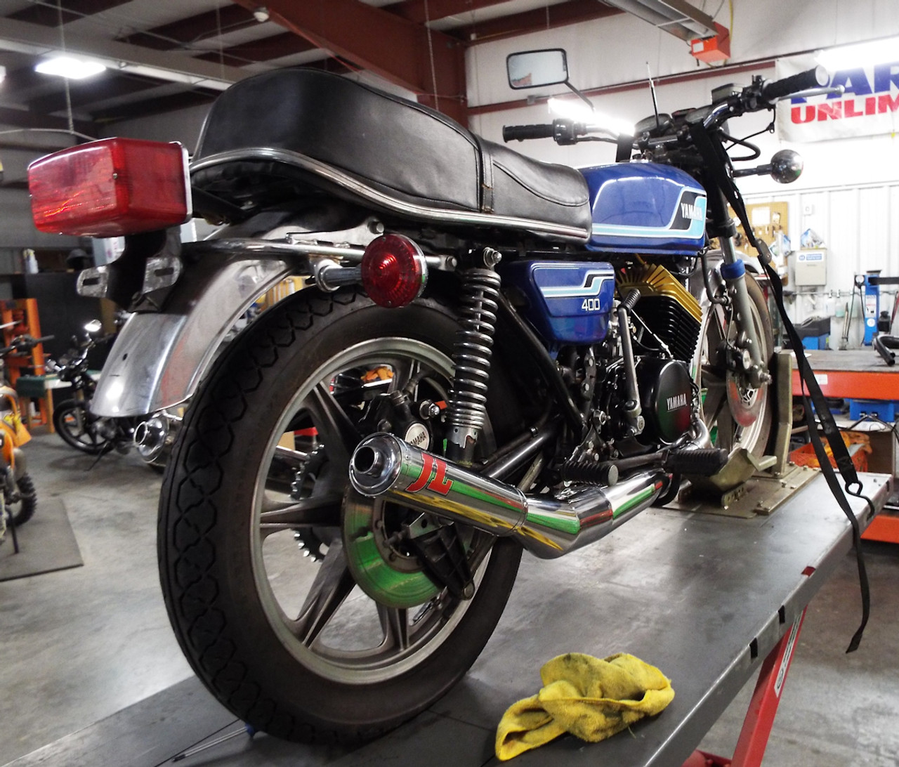 RD250 RD350 RD400 Retro Polished Exhaust System