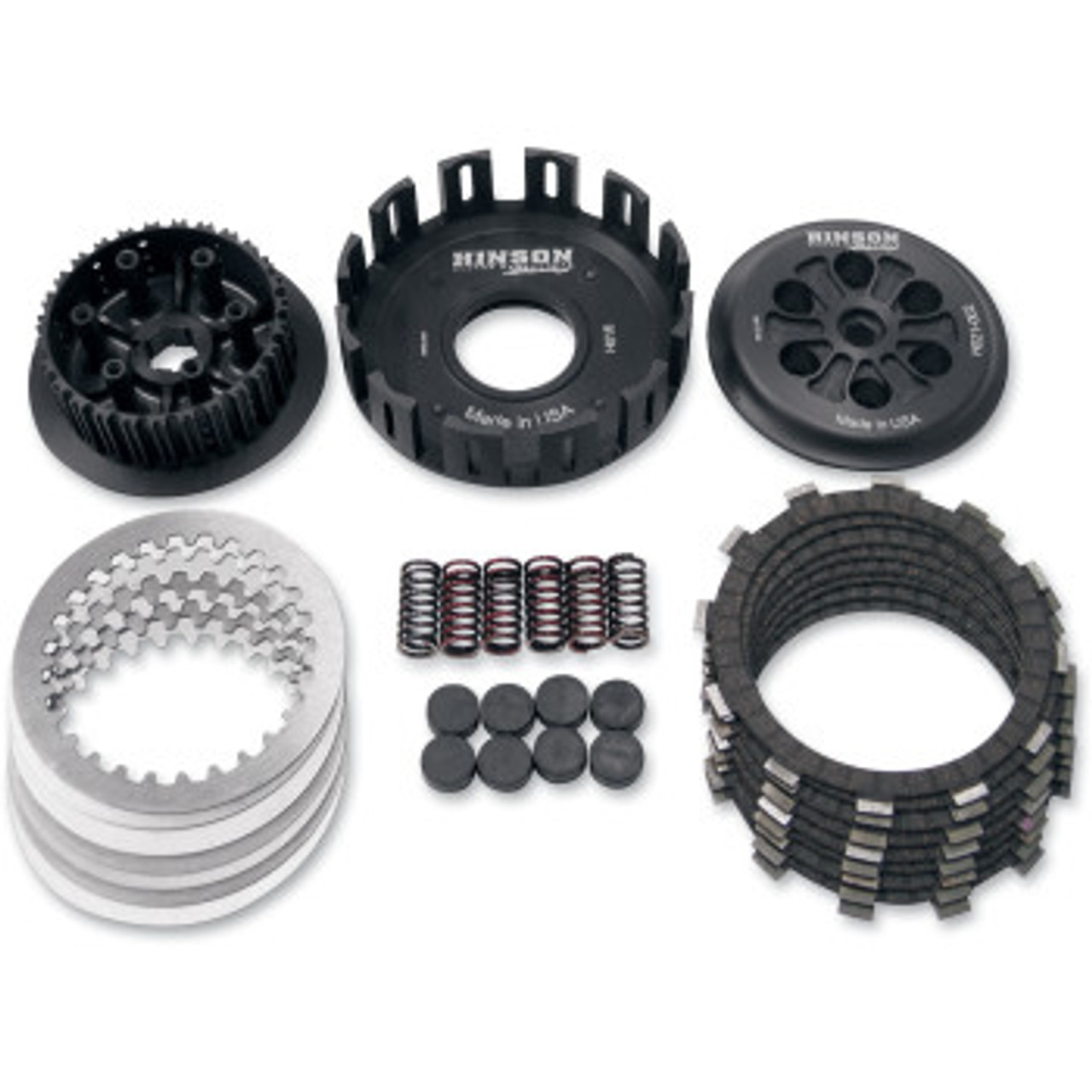 COMPLETE BILLETPROOF® CONVENTIONAL CLUTCH KIT- 8 PLATE, Yamaha RD400, RDLC, RZ350 HC016, 1132-0085