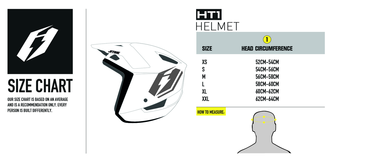 Helmet HT1 Solid, White/Grey XS