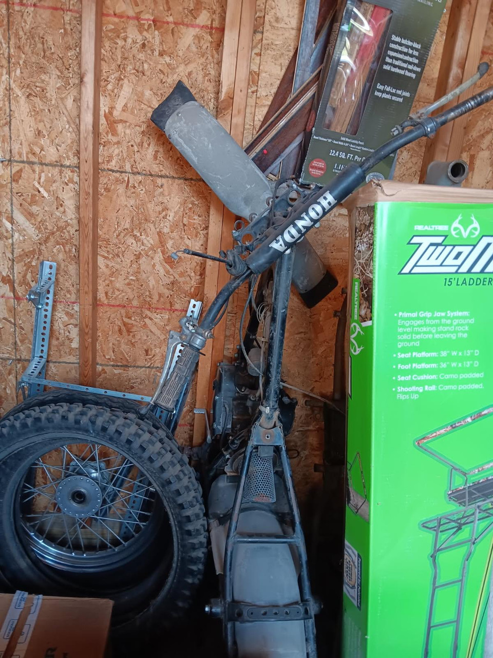 Honda CR 125 M Elsinore Motorcycles.  1978 and 1975 sold as a pair