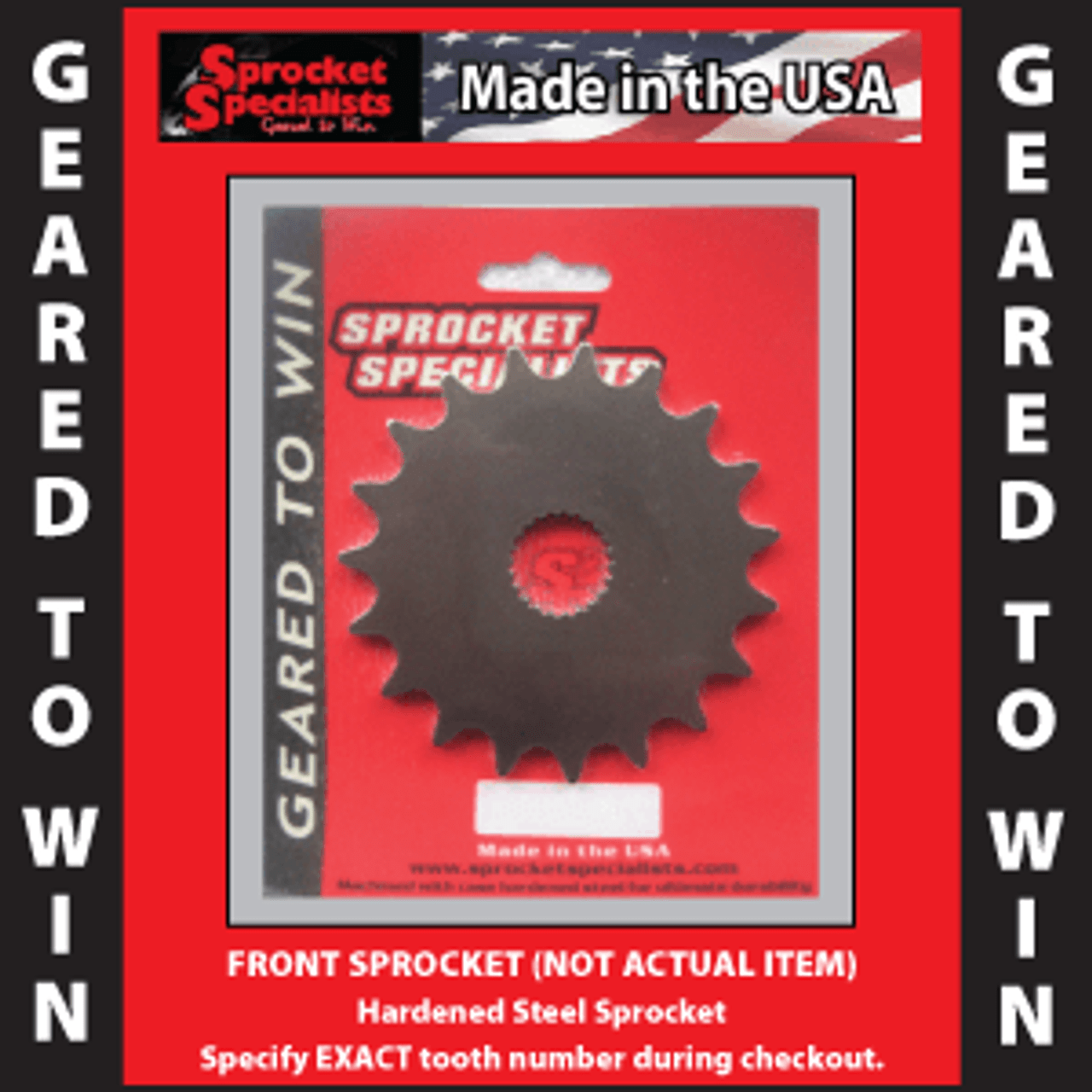 Front Sprocket DS6, DS7,R5, RD250, RD350, YR1, YR2, YR3