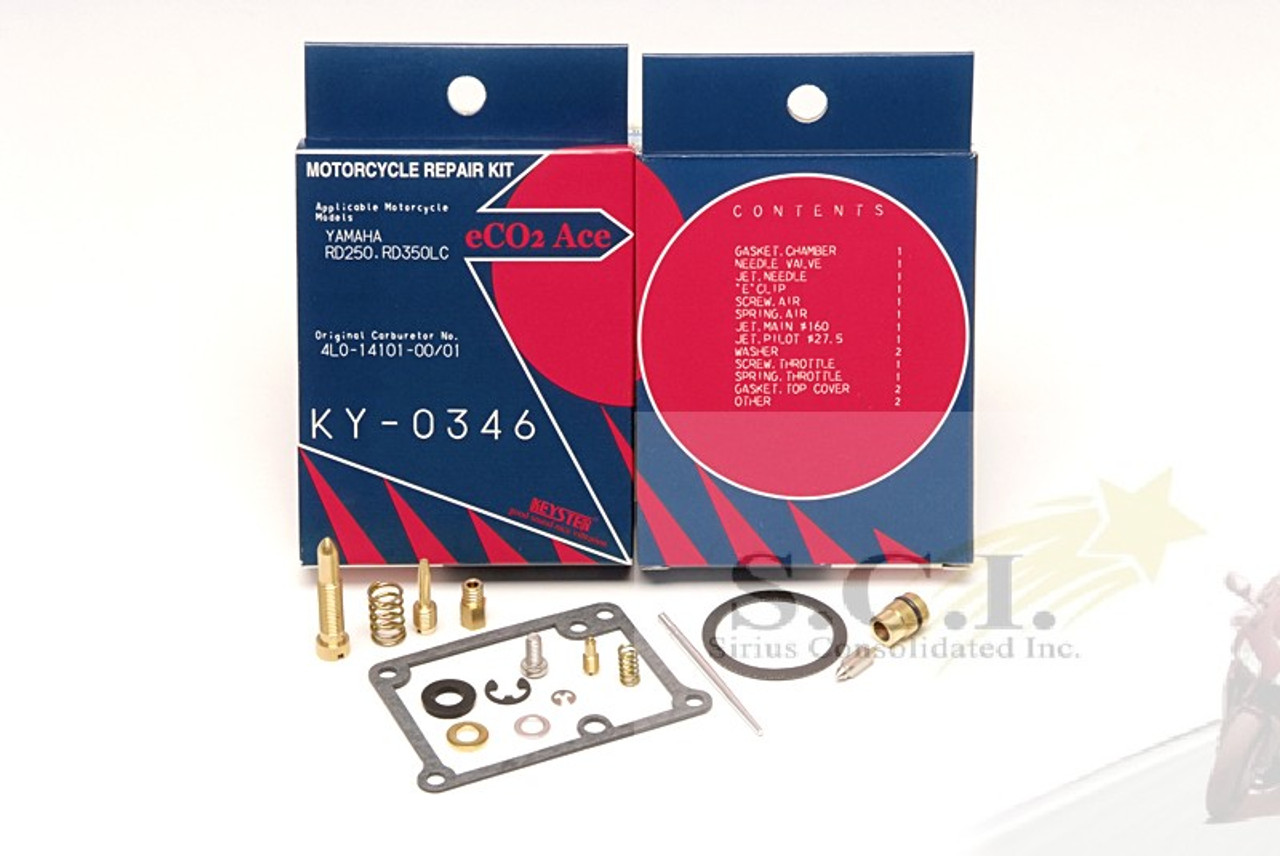 RD350LC, RD350 1980-1985 Carburetor Repair Kit. KY0346