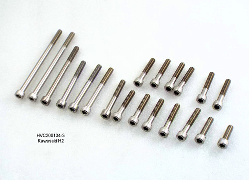 Kawasaki, H2, Allen Head, Engine Side Cover Bolt Kit, HVC200134-3,