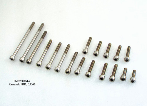 Kawasaki, H1, D,E,F,A8, Phillips Screw Engine Side Cover Kit