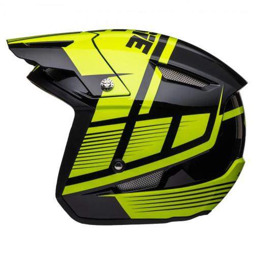 Helmet HT1 Struktur, Black/Flo Yellow Large