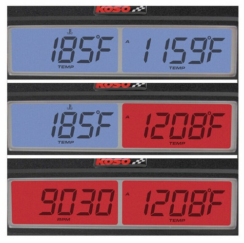 KOSO DUAL EGT WITH RPM AND WATER TEMPERATURE