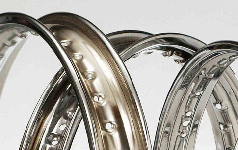 Yamaha Chrome Front Disc Rim 1.60 x 18 36 hole, HVC200140, 94416