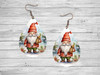 Gnome Teardrop Earring / Red Cardinal / Gnomes  / Outdoors / Jewelry / Earrings / Teardrop Earrings