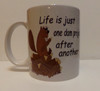 Gnome Hippie  with Flute Ceramic Coffee Mug