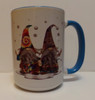Gnome Hippie  with Flute Ceramic Coffee Mug