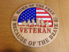 Veteran Plaque, Army, Air Force, Navy and Marine plaques