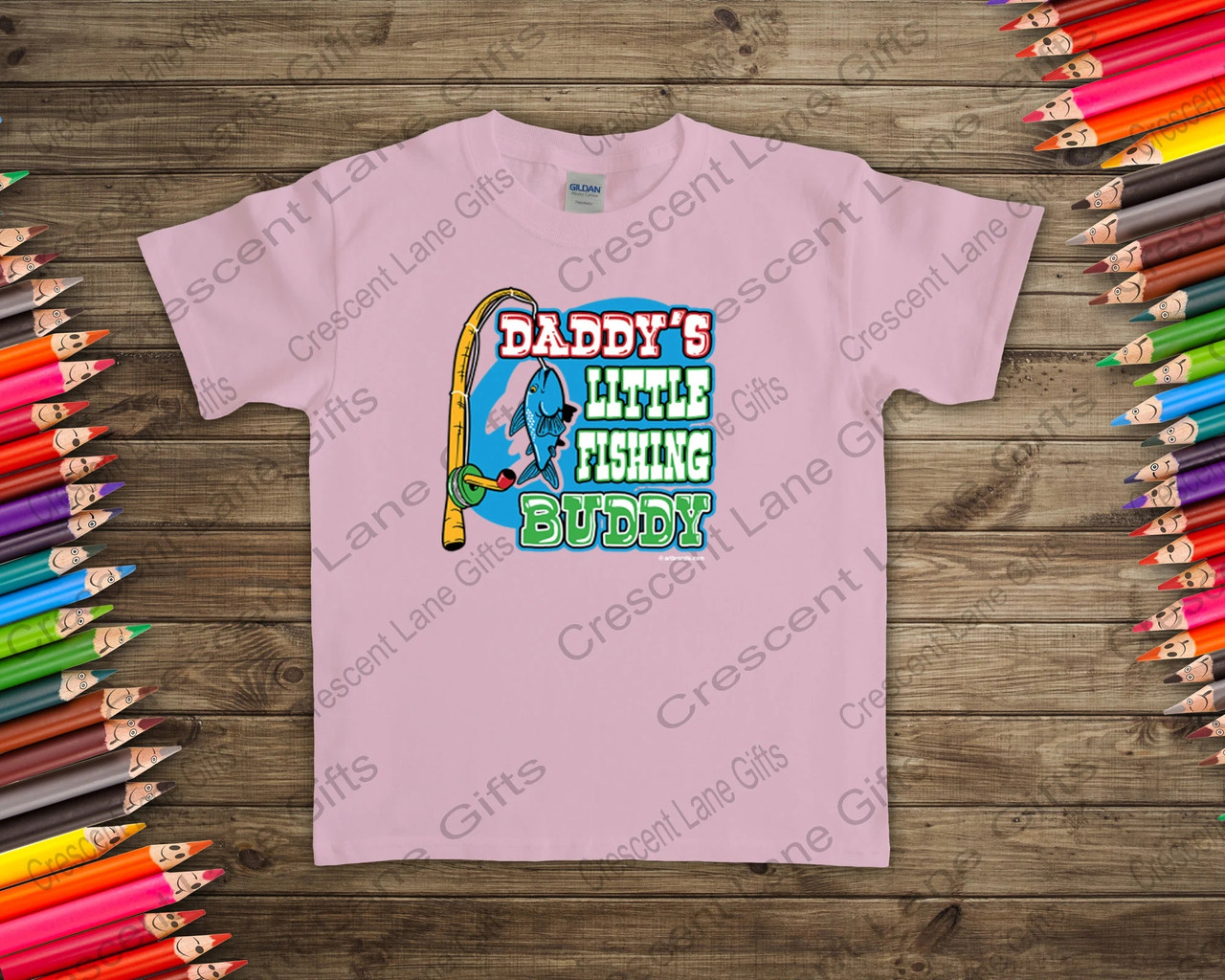 Daddy's Little Fishing Buddy Kids T-shirt,Kids Shirts, Kids Shirts