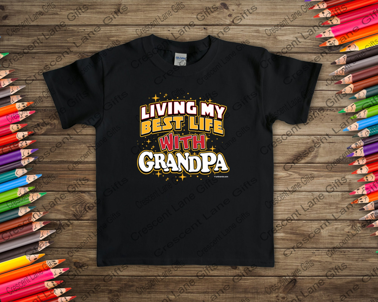 Best Life With Grandpa Kids T-shirt,Kids Shirts, Kids Shirts With