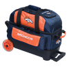 KR Strikeforce NFL Denver Broncos 2 Ball Roller Bowling Bag