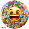 OTBB Emoji Laugh-Cry Bowling Ball front