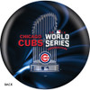 OTBB Chicago Cubs Bowling Ball 2016 World Series Bowling Ball back