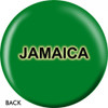 OTBB Jamaican Flag Bowling Ball back