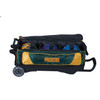 KR Strikeforce NFL Green Bay Packers Triple Roller Bowling Bag ball detail