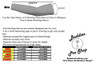 BBR Compression Sleeve Chart