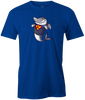 Kris Prather King Shark Cartoon Bowling Shirt - Blue - brought to you by BuddiesProShop.com