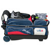 KR Strikeforce Royal Flush Triple Roller Bowling Bag - USA