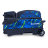 Brunswick Punisher Triple Roller Bowling Bag - Blue/Green