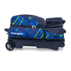 Brunswick Punisher Triple Roller Bowling Bag - Blue/Green
