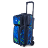 Brunswick Punisher Triple Roller Bowling Bag - Blue/Green