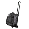 Brunswick Zone Double Roller Bowling Bag - Black Prism