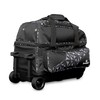 Brunswick Zone Double Roller Bowling Bag - Black Prism