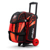 KR Strikeforce Cruiser Arrow Double Roller Bowling Bag - Red