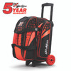 KR Strikeforce Cruiser Arrow Double Roller Bowling Bag - Red