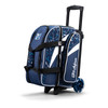 KR Strikeforce Cruiser Smooth Double Roller Bowling Bag - Navy/Blue/White Splash