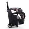KR Strikeforce Cruiser Smooth Double Roller Bowling Bag - Black/Red/White Splash
