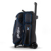 KR Strikeforce Royal Flush 4X4 Roller Bowling Bag - Black/Royal