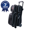 KR Strikeforce Royal Flush 360 Triple Roller Bowling Bag - Black