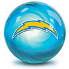 OTBB Los Angeles Chargers Helmet Bowling Ball