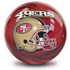OTBB San Francisco 49ers Helmet Bowling Ball