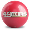 OTBB San Francisco 49ers Logo Bowling Ball