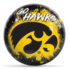 OTBB University of Iowa Paint Splash Bowling Ball