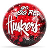 OTBB University of Nebraska Paint Splash Bowling Ball