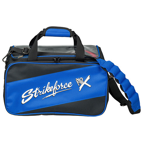 KR Strikeforce Fast Double Tote Bowling Bag Black/Royal FREE SHIPPING